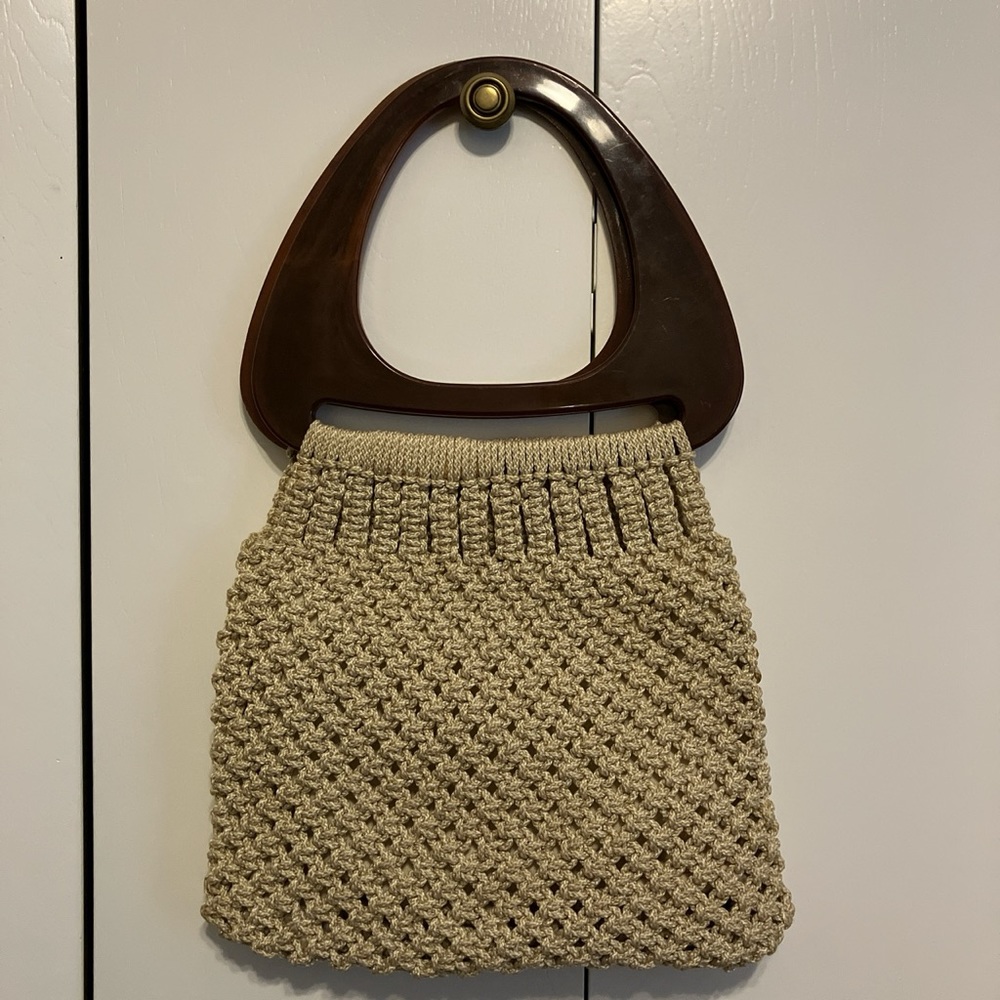 Vintage Macrame Bag